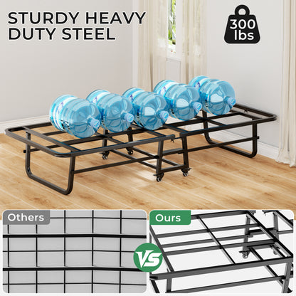 Pikvki Folding Bed with Mattress, Twin Foldable Bed, Roll Away Beds for Adults, 71.5 x 32 inch Portable Daybed for Guest Room, Camping